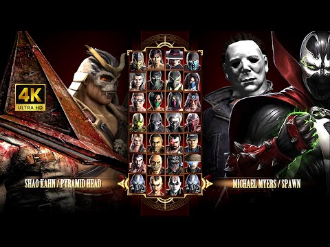 Видео: Игра за Shao Kahn & Pyramid Head in the Mortal Kombat Komplete Edition on the PC Expert in 4K