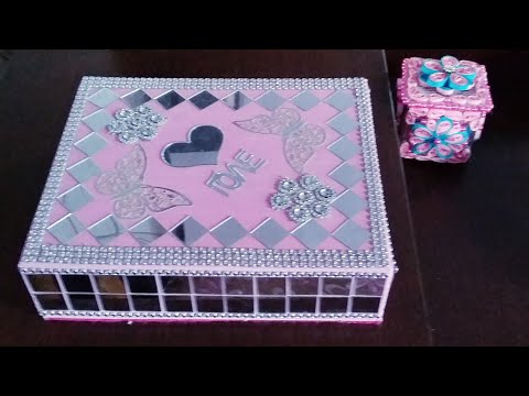 Видео: Шкатулка из картонной коробки.