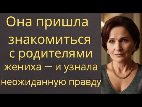 Видео: «Она пришла знакомиться с родителями жениха — и узнала неожиданную правду