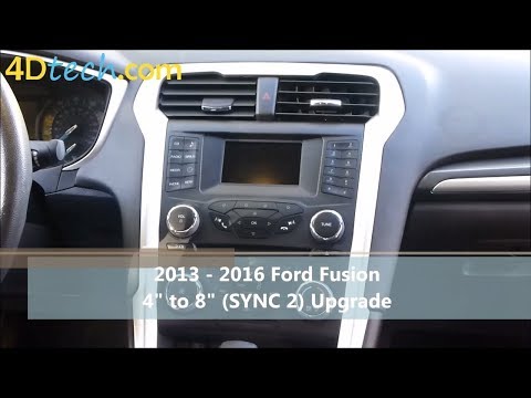 Видео: Модернизация с 4" до 8" с SYNC 2 | Ford Fusion 2013–2016 гг.