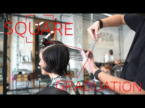 Видео: СТРИЖКА БОБ, техника линия, cлои и градация - НИКИТОЧКИН