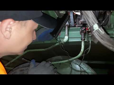 Видео: Электровоз ВЛ85. Вкл ГВ при малом давлении в резервуаре ГВ. 