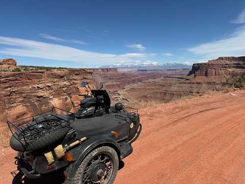 Видео: Мотоцикл Урал в Пустыне. Моаб #6