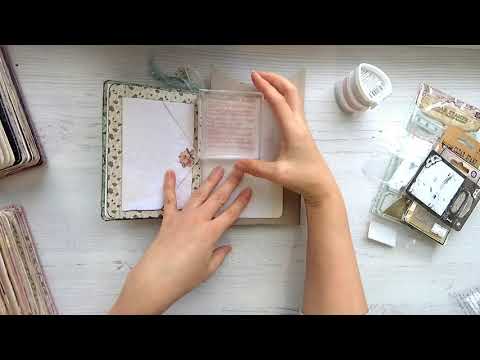 Видео: Использование штампов, как метод декорирования в скрапбукинге.
