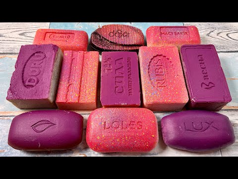 Видео: Painted soap ASMR Relaxing sounds Резка крашенного мыла АСМР #relaxtime