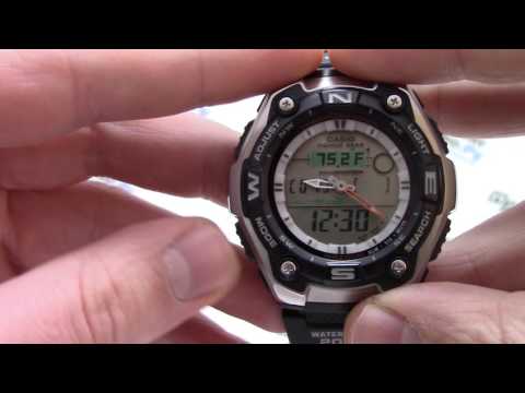 Видео: Часы Casio Outgear AQW-101-1A [AQW-101-1AVEF] - Инструкция, как настроить от PresidentWatches.Ru