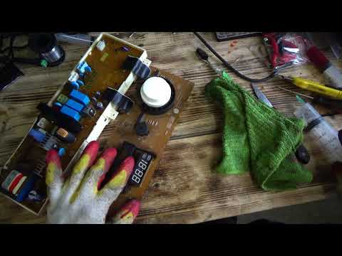 Видео: Сгорела стиральная машина LG ремонт и восстановление модуля!