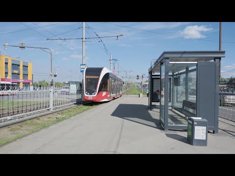 Видео: На трамвае по Череповцу