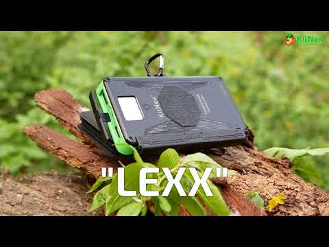 Видео: Обзор СОЛНЕЧНОЕ ПОРТАТИВНОЕ ЗАРЯДНОЕ УСТРОЙСТВО KILNEX ( Килнекс ) POWER BANK 16000 “LEXX”