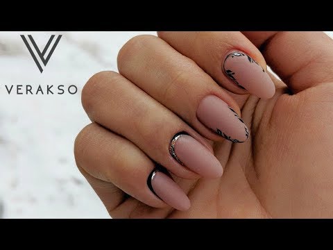 Видео: Шлифую кожу после среза? Веточки на ногтях. Дизайн ногтей 108