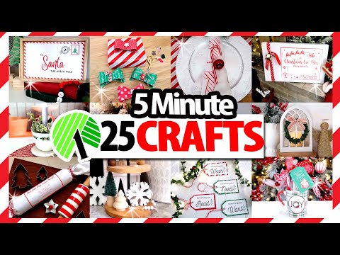 Видео: 🎄✨Рождественское ВОЛШЕБСТВО за считанные минуты! *25* простых 5-минутных поделок, ЛАЙФХАКОВ и иде...