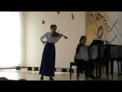 Видео: Сольный концерт Бугаевой Ольги (7 класс, скрипка) ДМШ г.Кировград