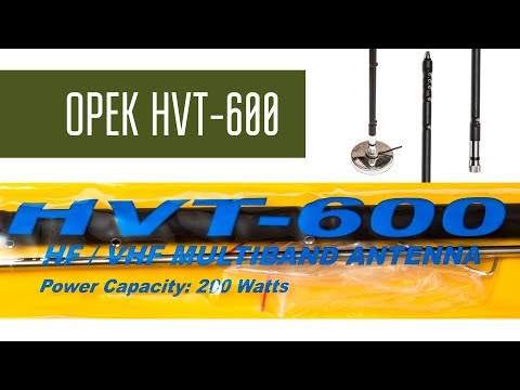 Видео: OPEK HVT-600 - Многодиапазонная автомобильная КВ + УКВ антенна. Обзор. Радиосвязь на КВ.