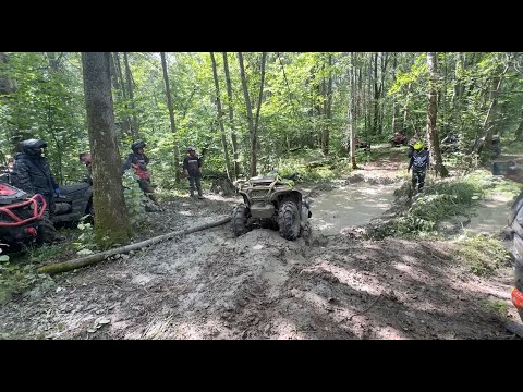 Видео: Покатушка века ! Грязевые тесты: Stels, Aodes,CF Moto, BRP, Sharmax. Может ли СF? Давайте смотреть !