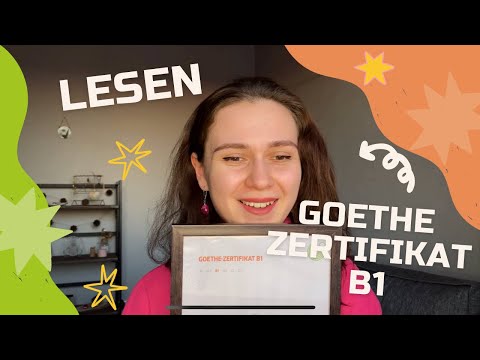 Видео: Мой опыт сдачи Goethe Zertifikat B1 (Lesen 93/100)