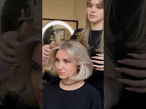 Видео: Камуфляж седины 😍 оцените результат !