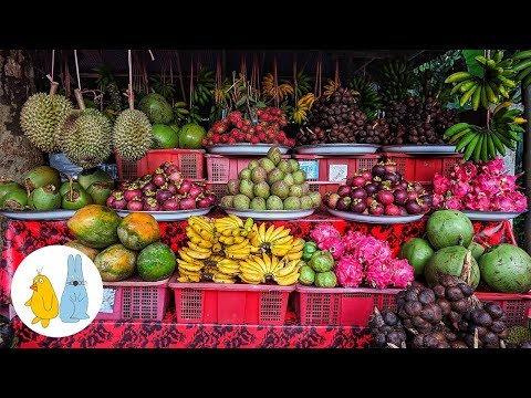 Видео: Покупаем экзотические фрукты на Бали