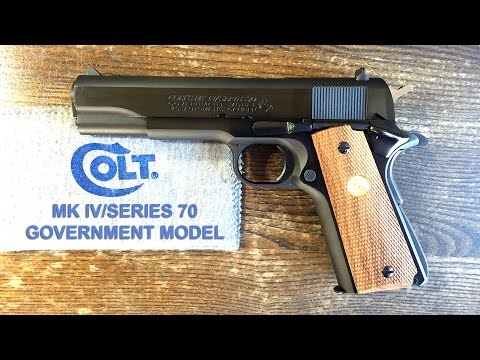 Видео: COLT 1911 - MK IV/SERIES 70 ПРАВИТЕЛЬСТВЕННАЯ МОДЕЛЬ