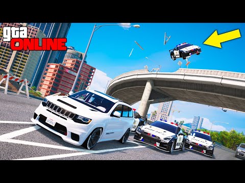 Видео: GTA 5 ПОЛИЦИЯ - ПОГОНЯ ЗА JEEP CHEROKEE ОТ ПОЛИЦИИ НА NISSAN GTR R35 ПОЛИЦЕЙСКИЕ ПОГОНИ!