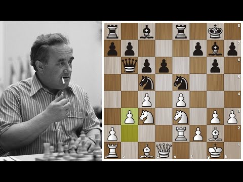 Видео: Ефим Геллер в 22 хода Громит Ботвинника в Староиндийке! Шахматы.