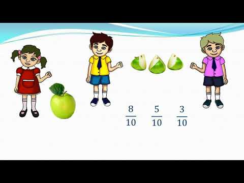 Видео: Математика Следюковская БШ Быз р н Сложение и вычитание дробей с одинаковыми знаменателями