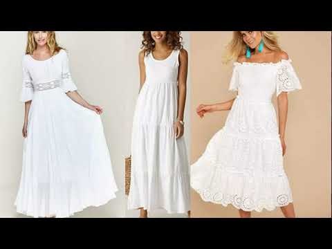 Видео: МОДНЫЕ ЛЕТНИЕ БЕЛЫЕ ПЛАТЬЯ И САРАФАНЫ ИЗ ХЛОПКА / ЖЕНСКАЯ МОДА