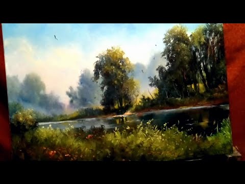 Видео: #20 Как нарисовать ПЕЙЗАЖ ЗА 2 ЧАСА | Бельчев Андрей