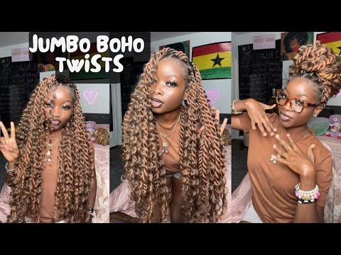 Видео: Урок по созданию причёски JUMBO BOHO TWIST *подходит для начинающих*