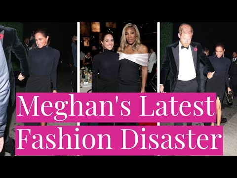 Видео: Последний, ужасный наряд Balenciaga от Меган Маркл на вечеринке в честь дня рождения Крис Дженнер