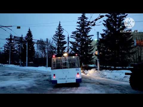 Видео: УТТЗ увяз в снегу.