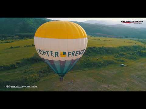Видео: Hot air balloons полет с балон заснемане с дрон