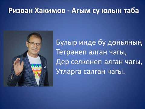 Видео: Ризван Хакимов - Агым су юлын таба