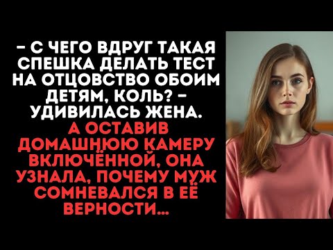 Видео: С чего вдруг такая спешка делать тест на отцовство обоим детям, Коль А оставив домашнюю камеру