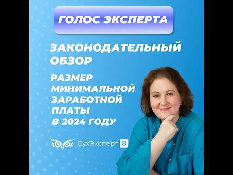 Видео: Размер минимальной заработной платы в 2024 году