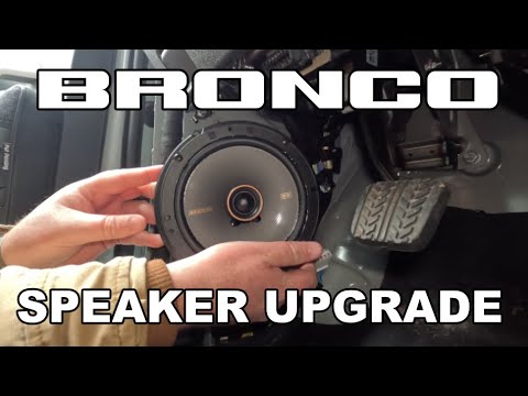 Видео: Меняем ужасные динамики Bronco! | Модернизация динамиков Ford Bronco