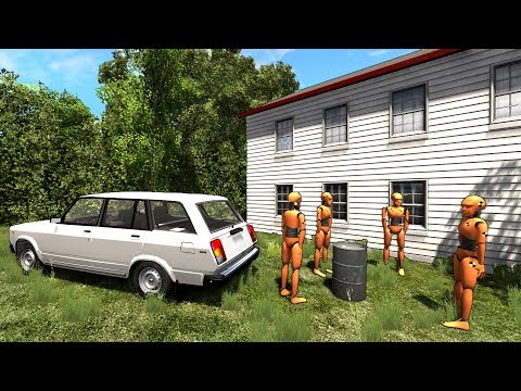 Видео: ДЕД НАКАЗАЛ БЫДЛО ПОД ОКНОМ ЗА ГРОМКУЮ МУЗЫКУ | BeamNG.drive