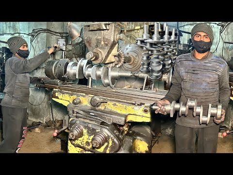 Видео: How Tractor Engine Crankshaft Production•Производство коленчатых валов тракторных двигателей|