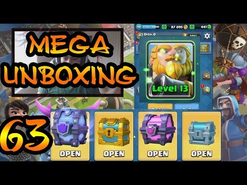 Видео: Clash Royale #63 MEGA UNBOXING + ЛЮБИМИЯТ МИ CHALLENGE! maximum level Royal Giant :D