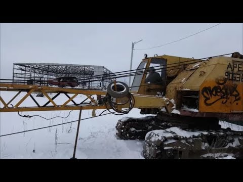 Видео: Старый экскаватор Драглайн эо 5111б. РАЗВАЛИЛСЯ БЛОК.