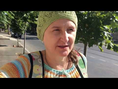 Видео: Бодрое утро и персики. Вяжу хэйворд спицами. Схема узора Африканский цветок