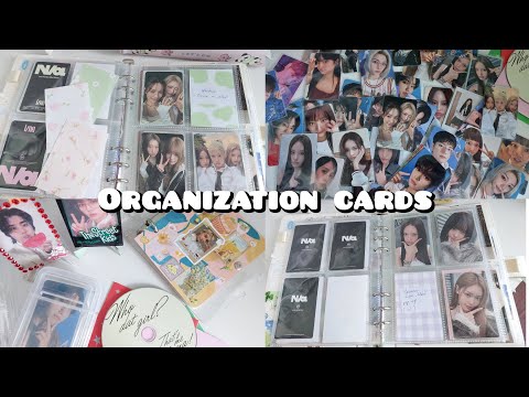 Видео: ✨️организация карт/дисков/новый биндер/ #kpop #izna #straykids #twice #collection #naya #stay #skz