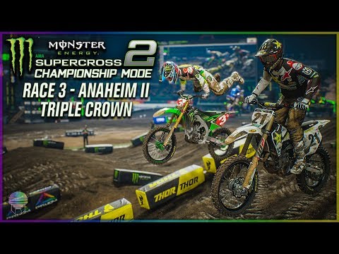 Видео: Очень небрежный раунд Тройной Короны | Гонка 3 | Режим чемпионата Monster Energy Supercross 2