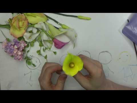 Видео: Calla  МК цветка Калла от Риты. Calla Tutoreal by Rita
