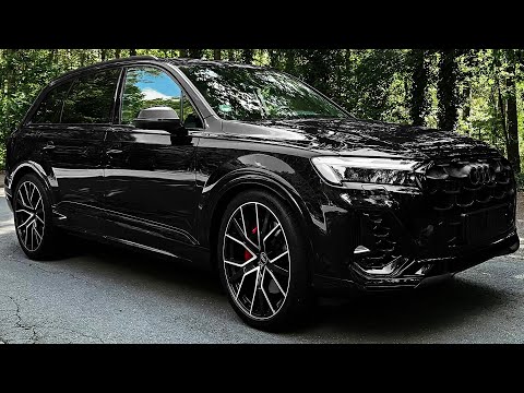 Видео: New Audi Q7 S-Line (2025) — великолепный черный зверь!