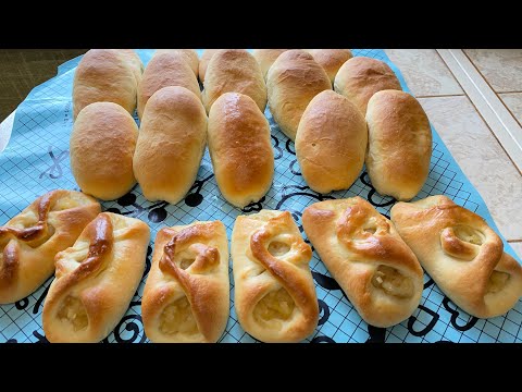 Видео: Тесто - пух. Воздушные пирожки с яблоками. Начинка вкусная и ароматная. Пирожки не черствеют.