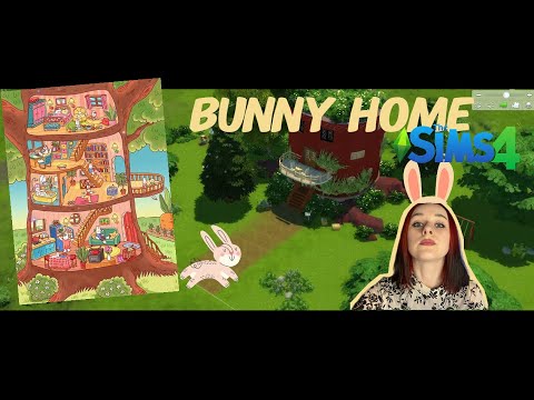 Видео: Кроличий домик в Симс 4 | Sims 4 стройка