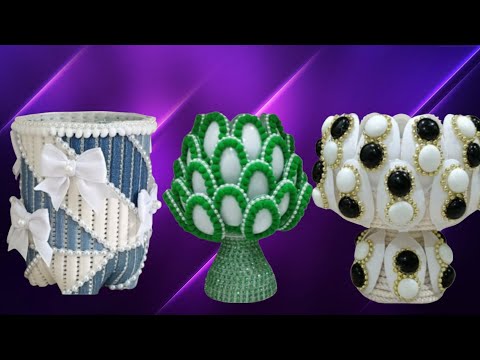 Видео: 3 оригинальные идеи ваз из пластиковой бутылки /3 original ideas for vases plastic bottle