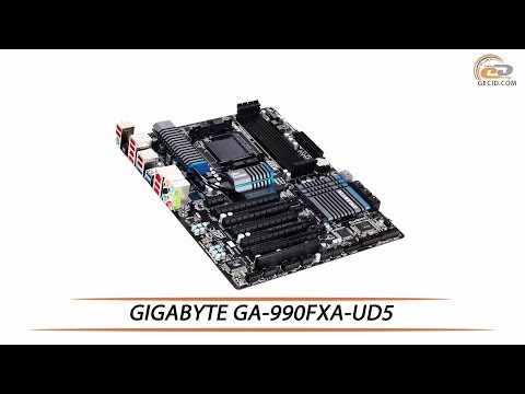 Видео: GIGABYTE GA-990FXA-UD5 - видеообзор материнской платы