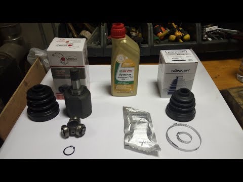 Видео: Замена внутреннего ШРУСа (Replace CV Boots)