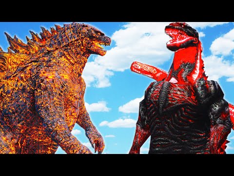Видео: Ядерный Годзилла против Шин Годзилла - Битва монстров